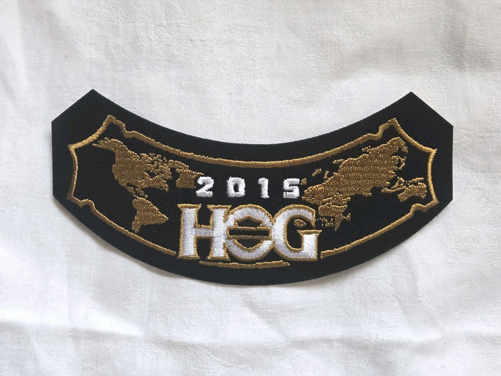 HOG 2015 Rocker Patch  HARLEY OWNERS GROUP HD MC