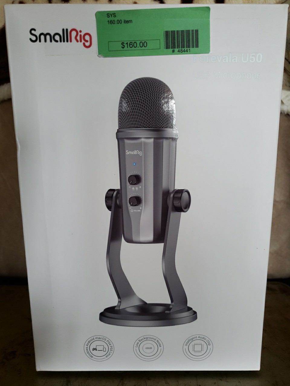 NEW SmallRig Forevala 360 Degree U50 USB Microphone for Recording and Streaming