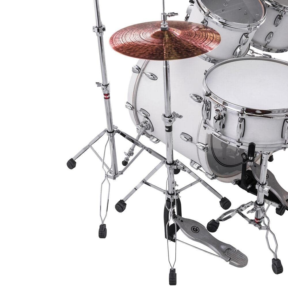 Medium Weight Double Braced Hi-Hat Stand, Percussion Chrome Drum Set Hardware, F