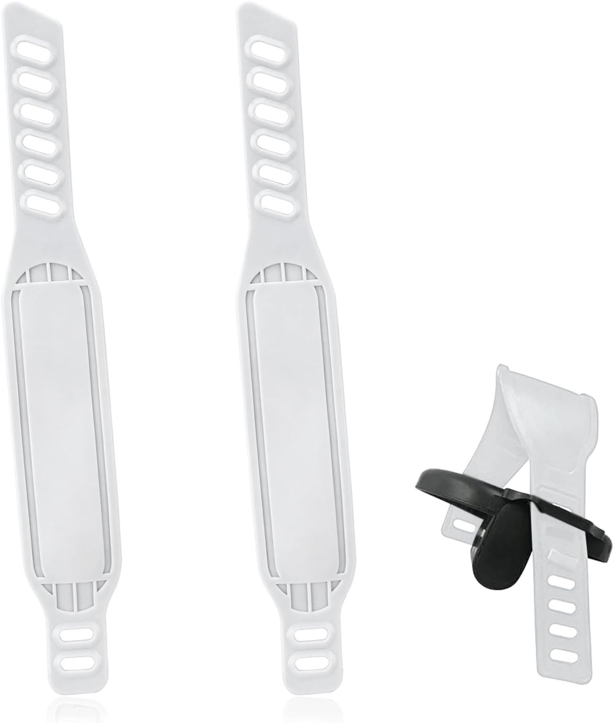 Adjustable Nylon Bike Pedal Straps - 4 Piece Set for Optimal Cycling Support