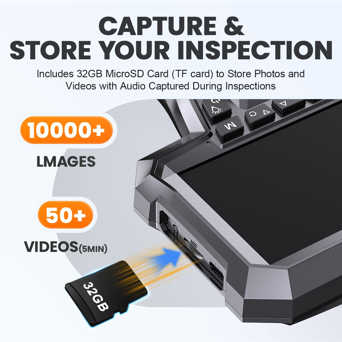 1080P HD 3.9MM Two-way 210° Articulating Inspection Endscope Camera Borescope