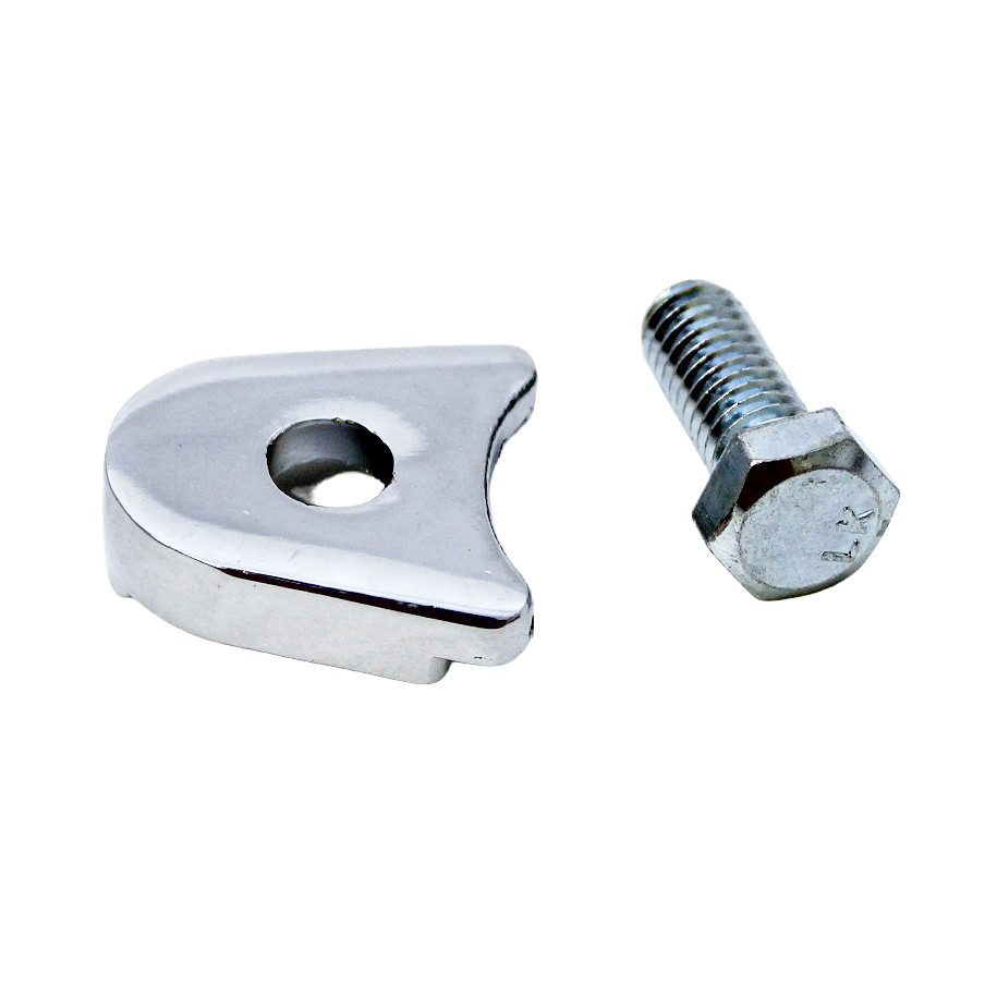 Bandit Accessories Distributor Clamp 4455; Chrome Steel for Ford V8