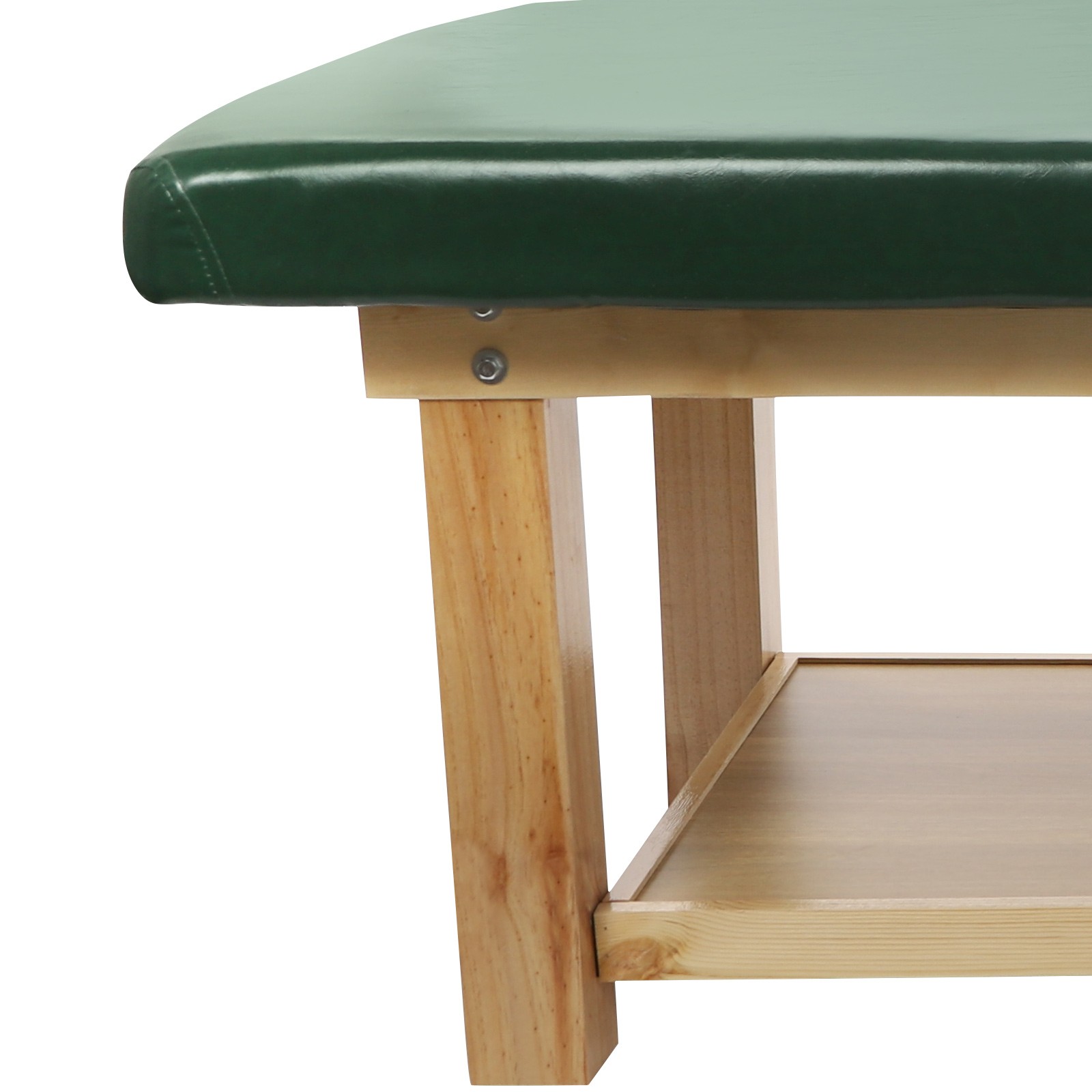 Massage Table 190 cm Solid Wood Sponge, PU Therapy Bed Massage Bed w/ Pillow