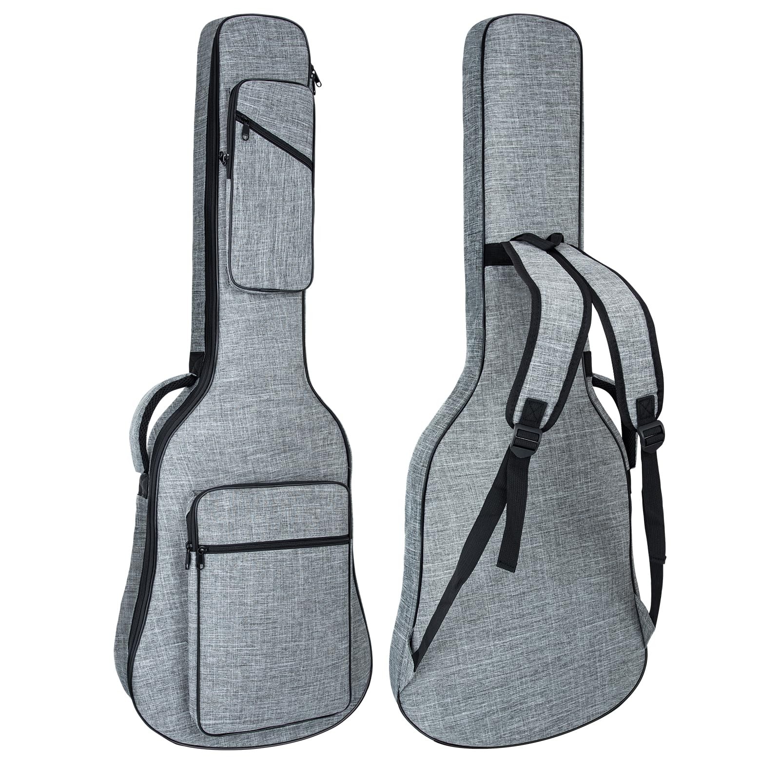 Muscab 39 Inch Electric Guitar Bag 11mm Padding Grey(Electric Bag)