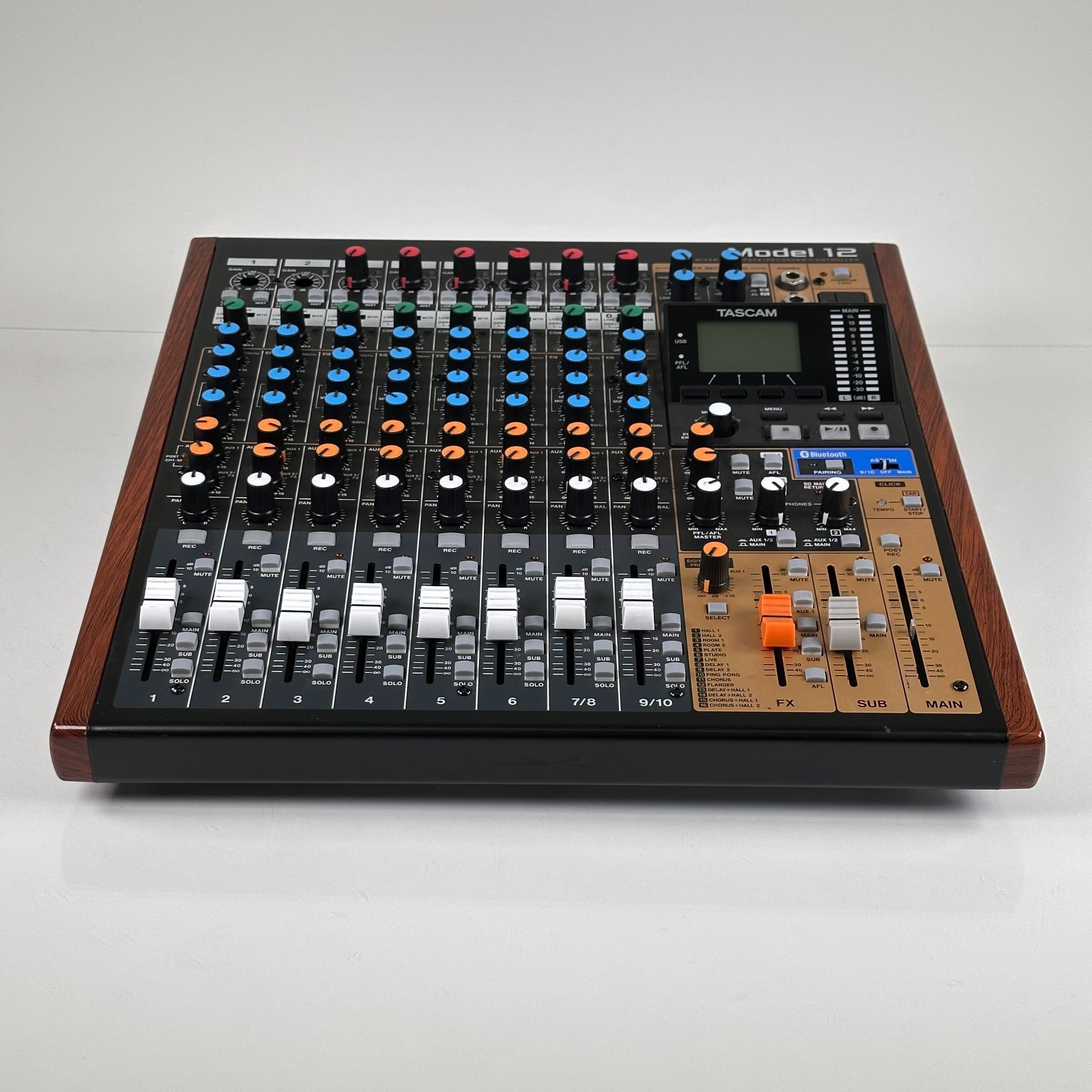 TASCAM Model 12 All-in-One Production Mixer; AS-IS