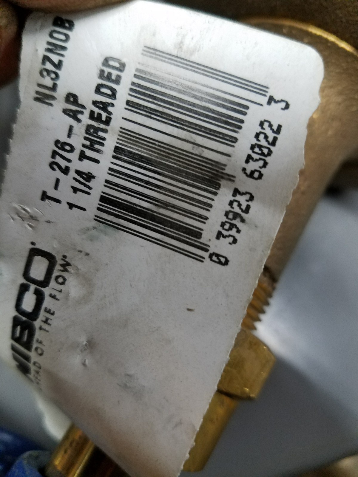 1-1/4" NIBCO Globe Valve Threaded Full PLug, T-276-AP
