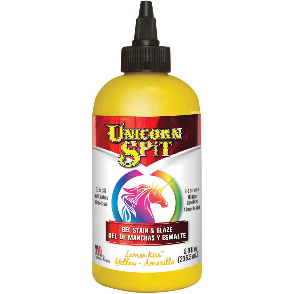 Eclectic 5771-004 Unicorn Spit Wood Stain & Glaze 8oz-Lemon Kiss