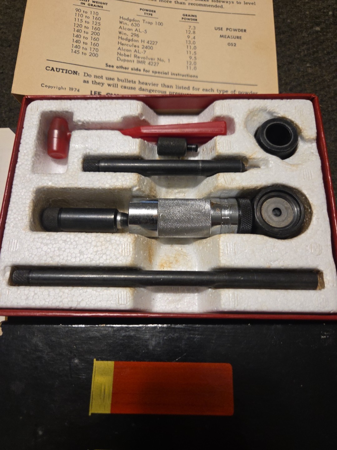 Vintage Lee Precision Lee Loader 357 Magnum Hand Reloading Press Kit
