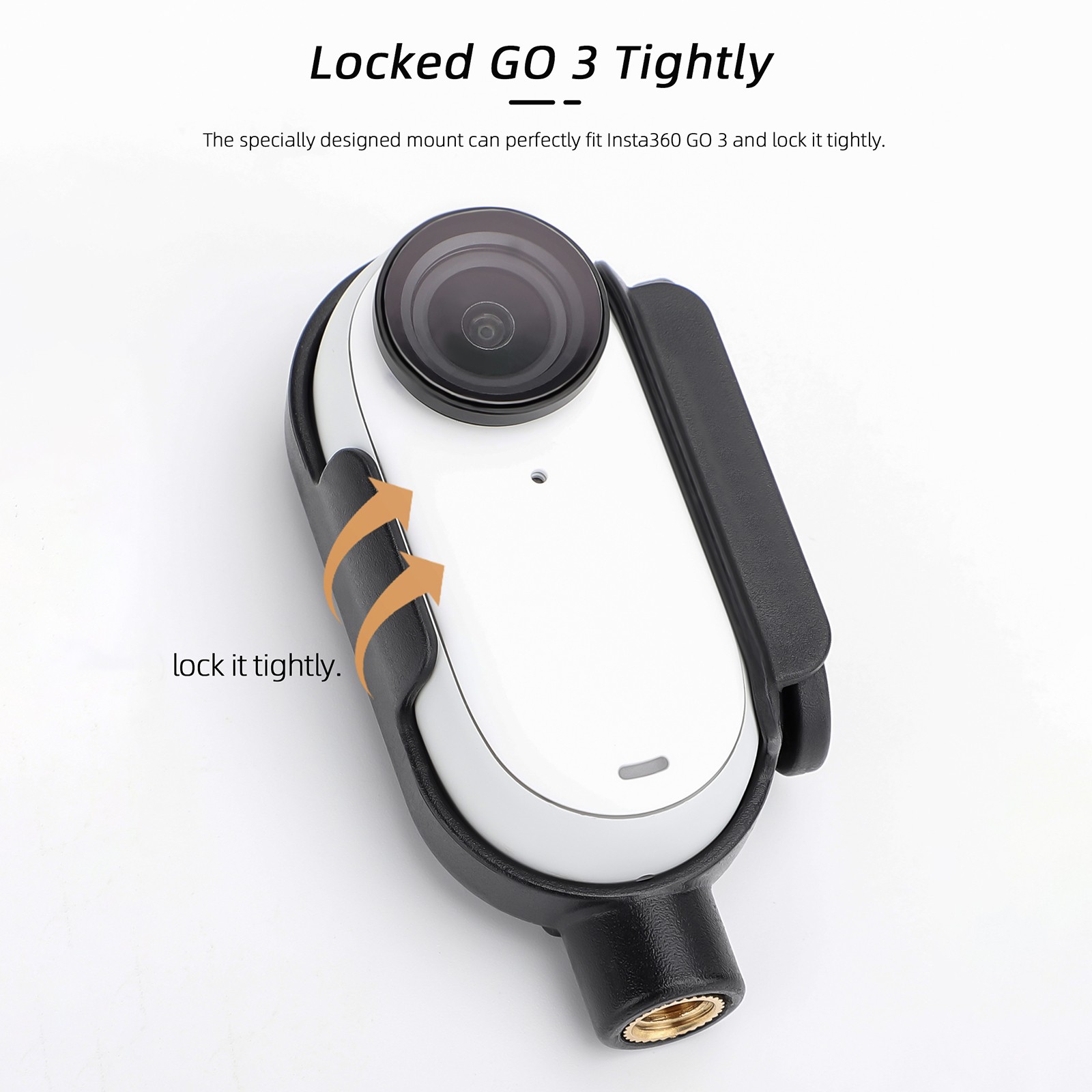 For Insta360 GO3 Action Camera Frame Cage Extension Quick Release Accessories f