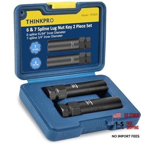 6 & 7 Spline Lug Nut Key Set for BMW/Audi/Toyota, 2 Piece | 6 & 7 Spline