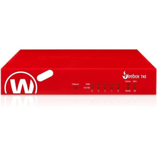 WatchGuard Firebox T45-PoE Network Security/Firewall Appliance (wgt47003-us)
