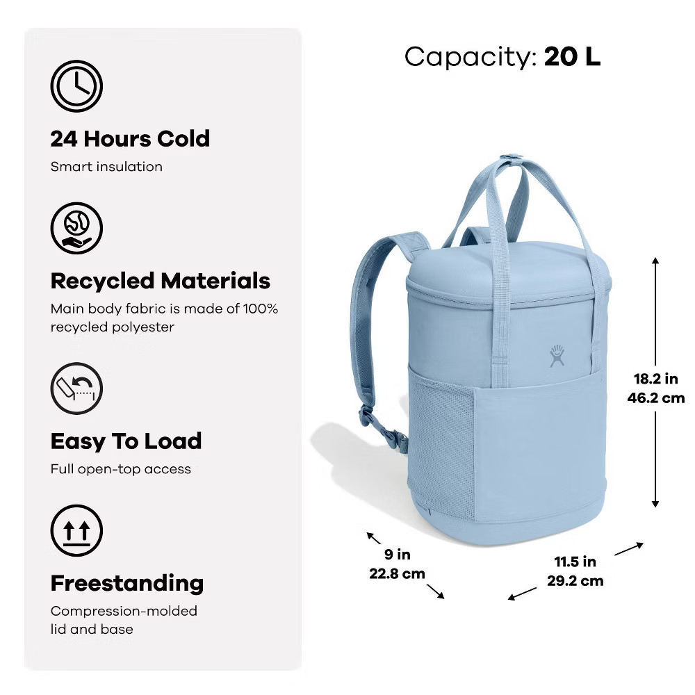 Hydro Flask 20 Liter Carry Out Soft Cooler Pack - Surf