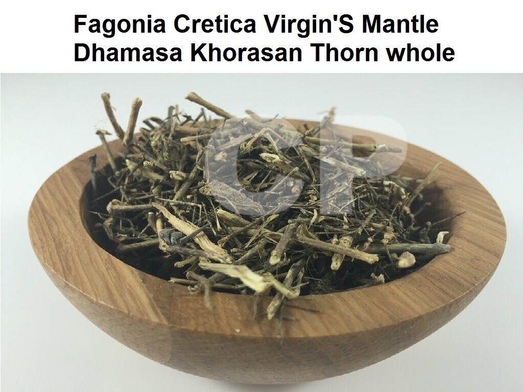 Fagonia Cretica Virgin'S Mantle Dhamasa Khorasan Thorn whole 100gm (3.5 OZ)`