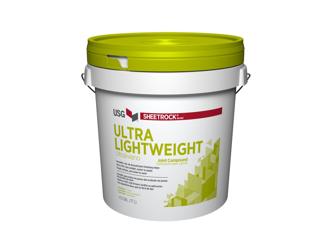 Ultra Lightweight Ready-Mixed Joint Compound, 4.5 Gallon Pail Off-White