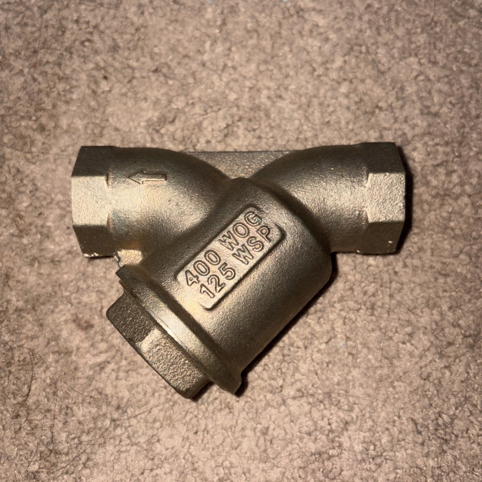 NEW WATTS 400W0G Y- STRAINER 1" BRASS