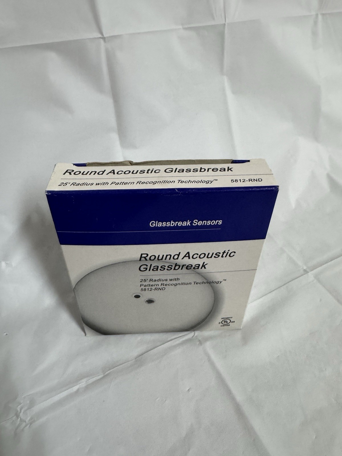 Interlogix 5812-RND Security, Round Acoustic Glass Break Sensor/Detector
