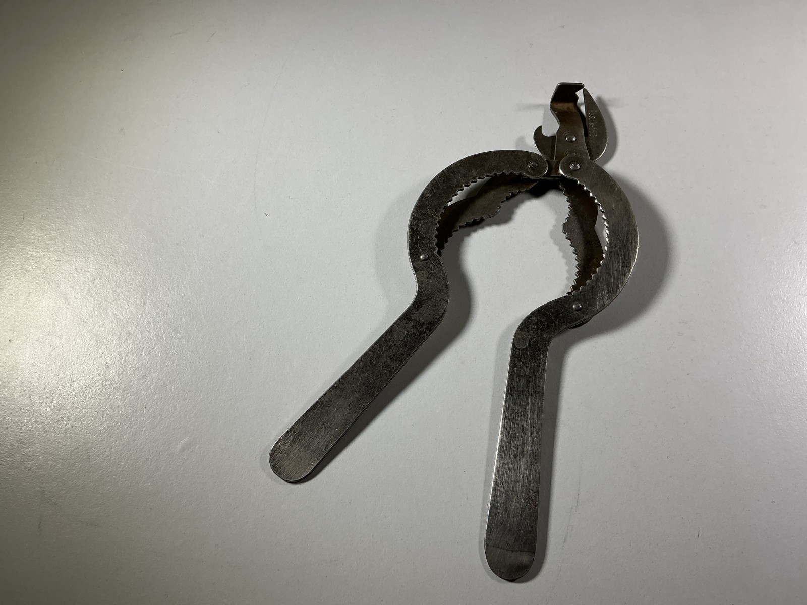 Vintage Combination Can Opener & Jar / Bottle Opener Kitchen Oddity Tool 1923