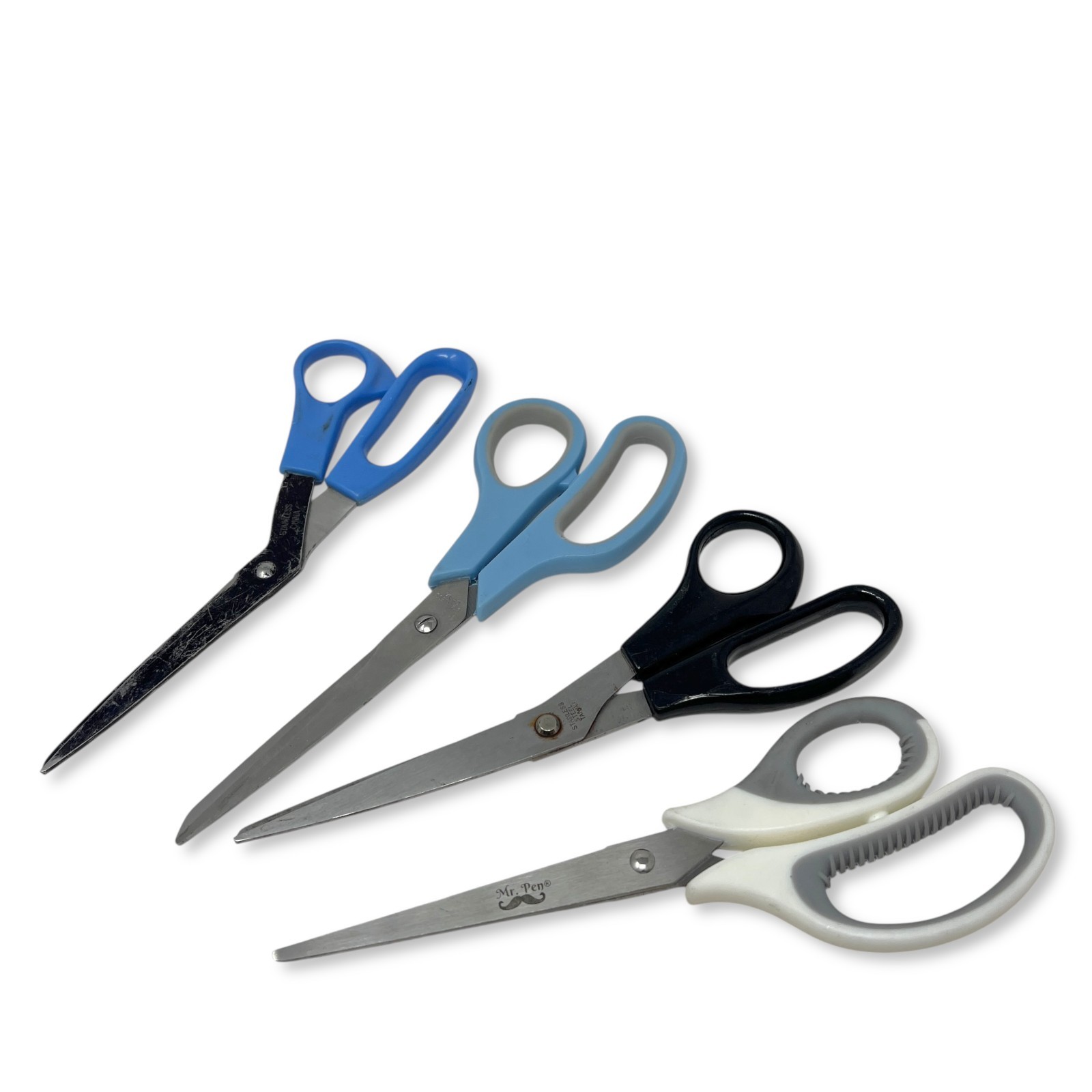 Mr. Pen & Unbranded Scissors Set, 8 Inch Multi-Purpose Shears, 4 Pairs Mixed Lot
