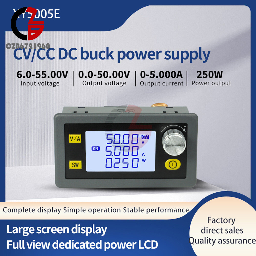 CNC Adjustable DC Voltage Regulator Constant Voltage Current Repair Buck Module