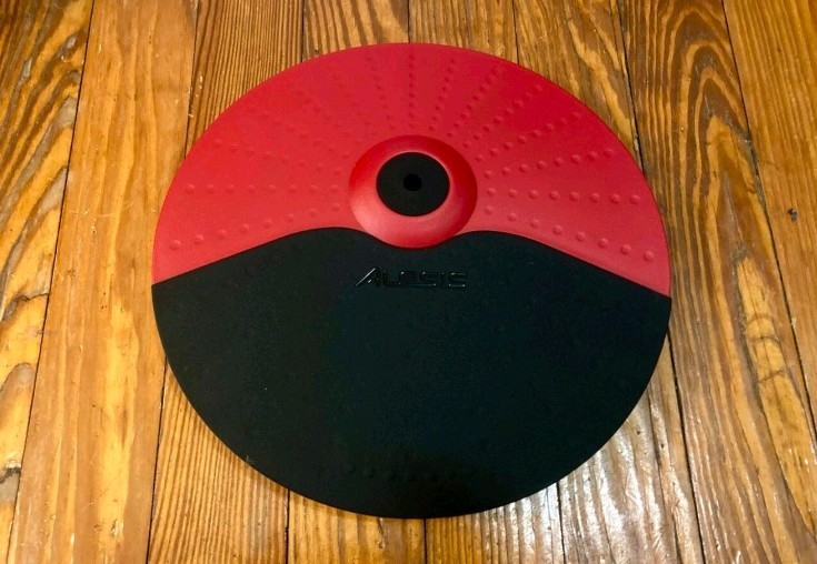 Red Cymbal Alesis Nitro SE w/Arm & Clamp E-Drum