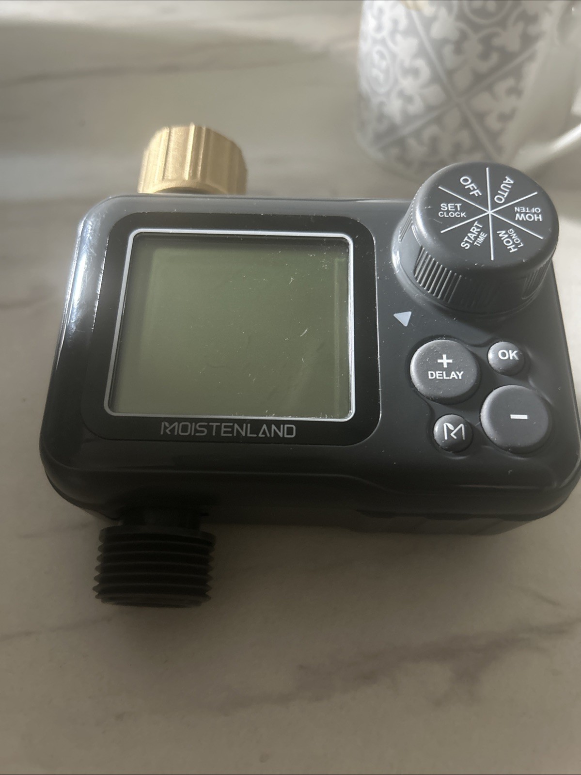 Moistenland digital tap Sprinkler timer model slv-011 Battery Operated No Box