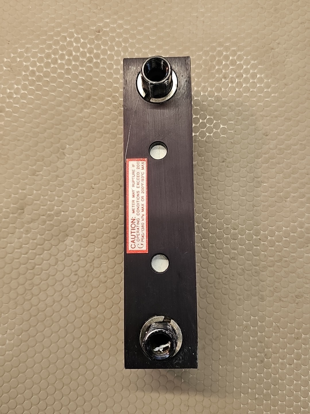 Key Instruments KI Variable Area Flow Meter Rotameter 200 PSI Max