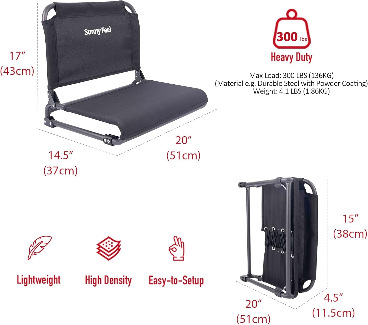 GCI Outdoor SitBacker Adjustable Canoe Seat with Back Support
