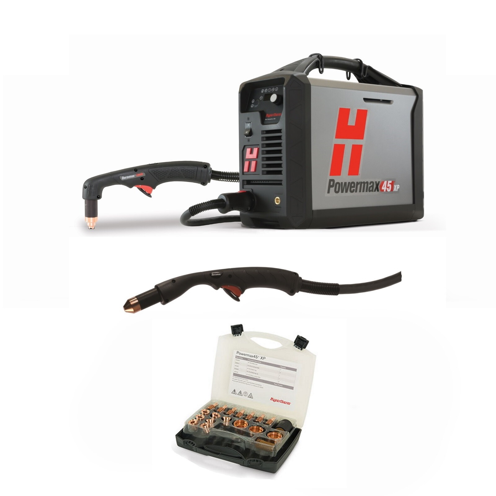Hypertherm Powermax45 SYNC Plasma w/20ft 75° and 15° Hand Torches (088564)
