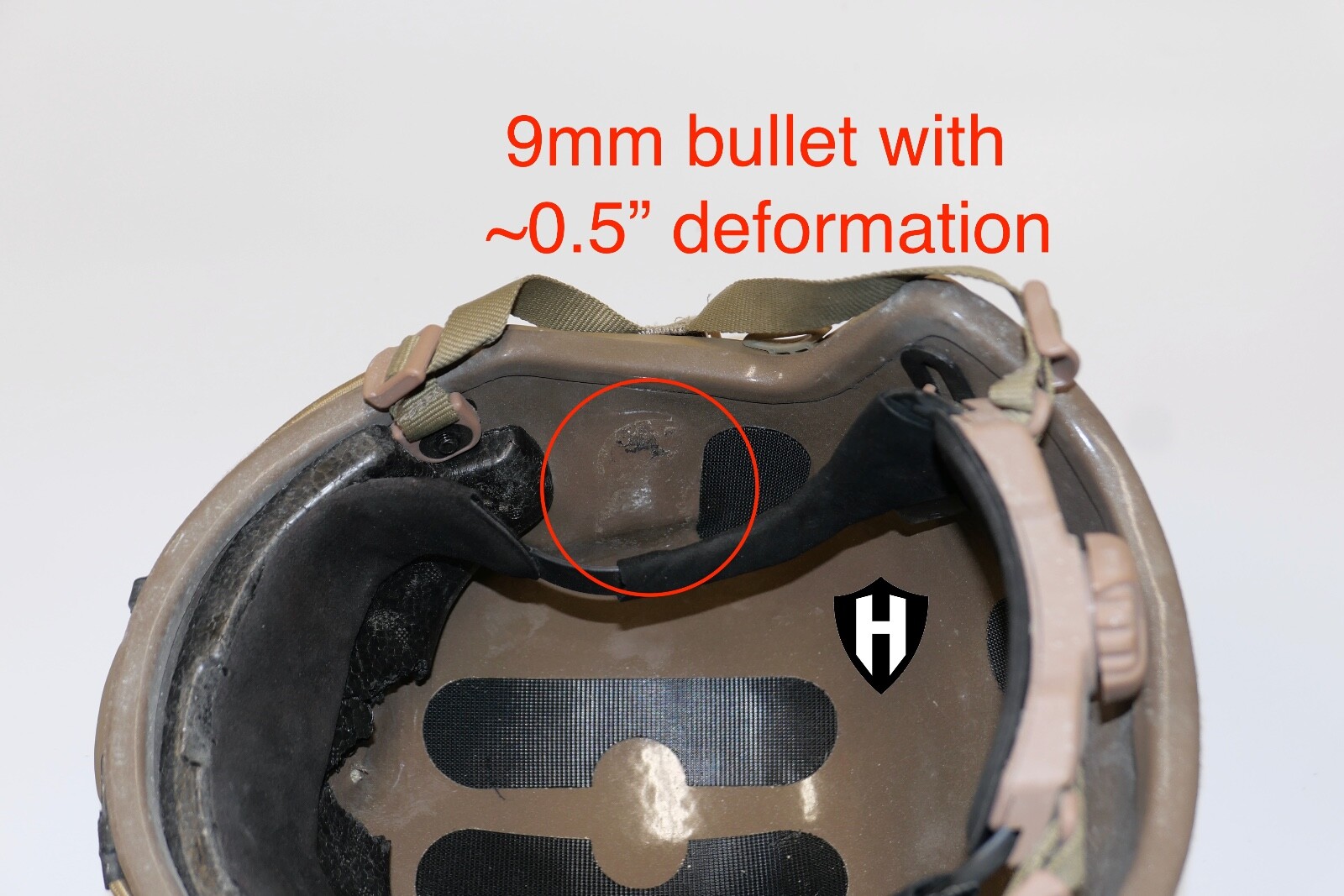 Level IIIA ballistic helmet, made with Kevlar - lab tested & video