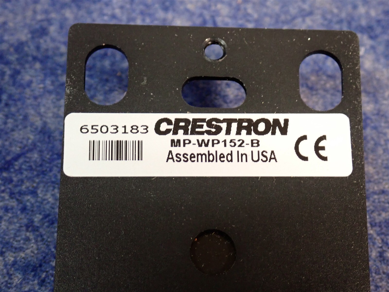 Crestron MP-WP152-B Media Presentation Wall Plate HDMI, Black (G66)
