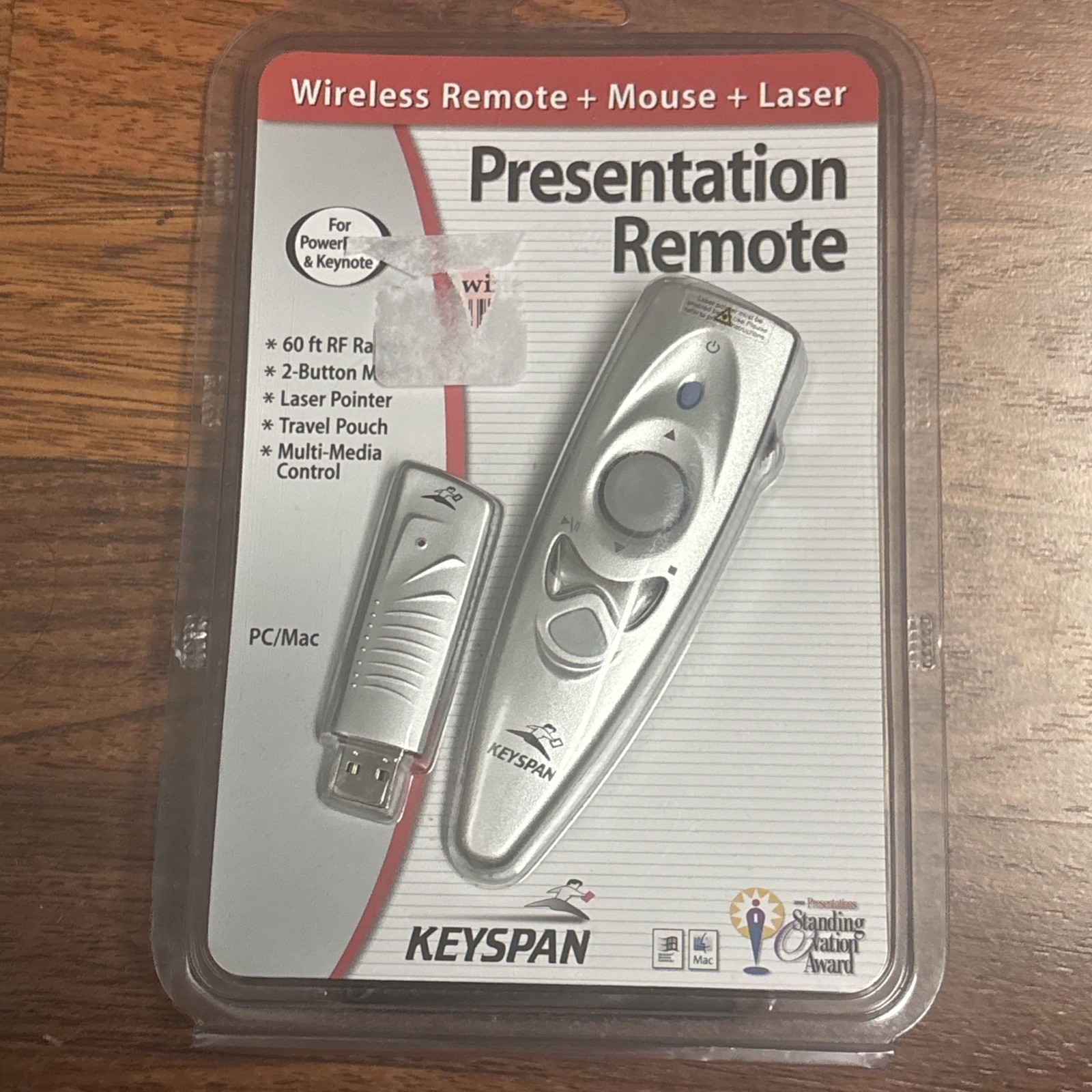 Keyspan TRIPP LITE By Eaton PR-US2 Wireless Presentation Remote + Mouse + Laser