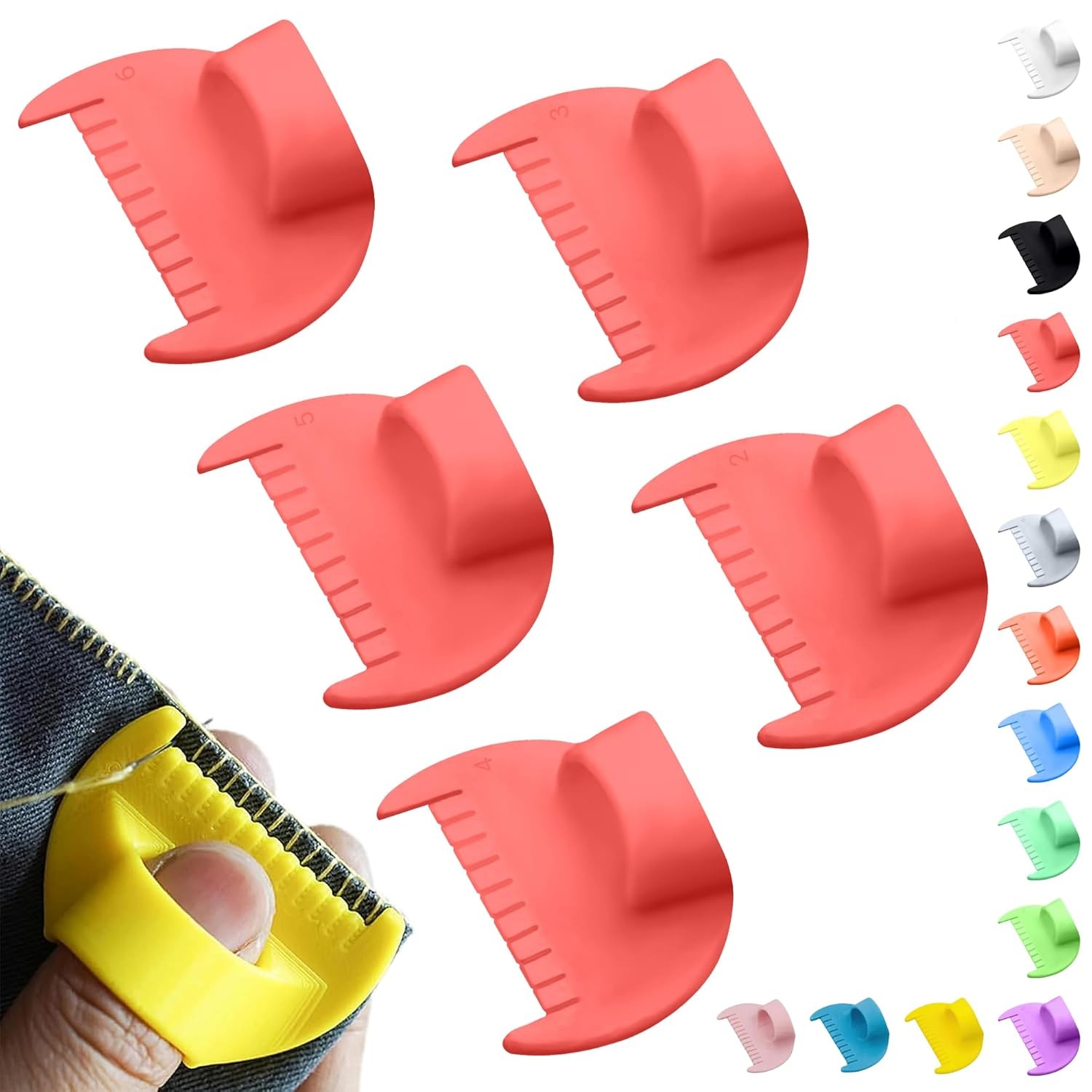 2mm-6mm Seam Guide for Hand Sewing Edge Lockranding Tool 5 PCS Set for Leather/F