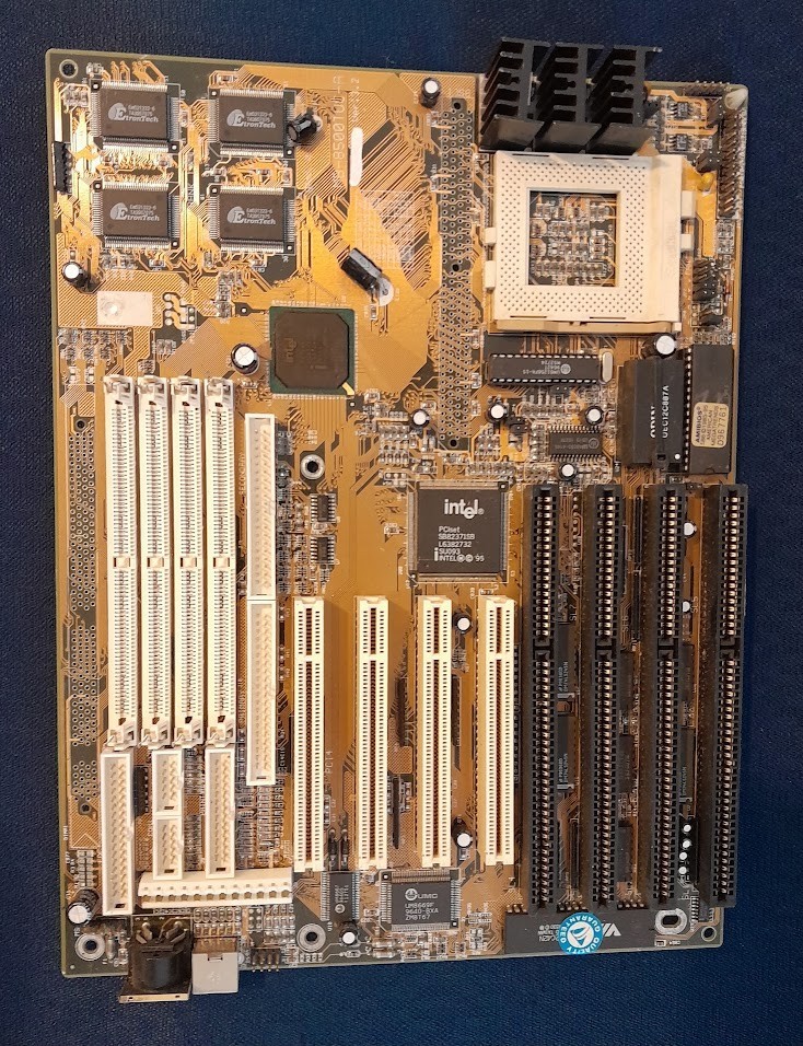 Vintage MB-8500TUC-A Desktop Computer Motherboard Socket 7 Untested Parts or ?