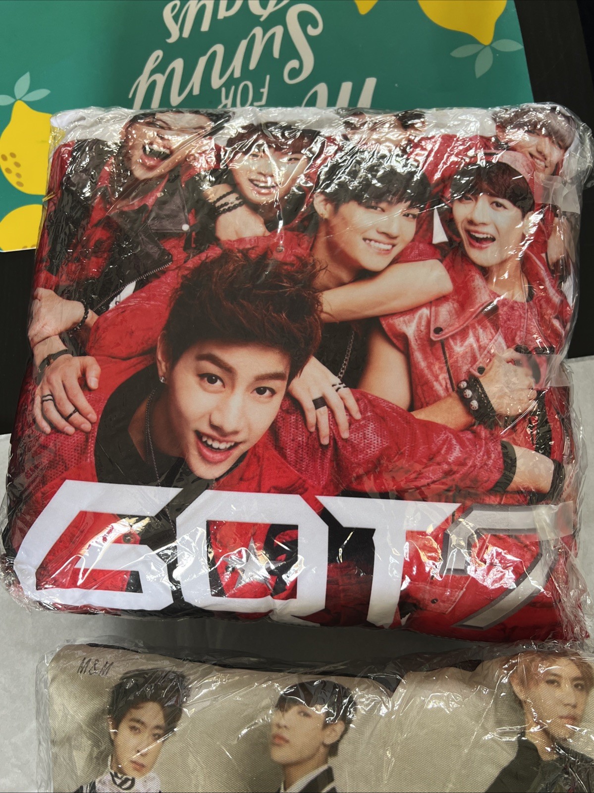 KPop GOT7 Pillow Double sided Printed Throw Stuffed  Pillow 14”by 14”