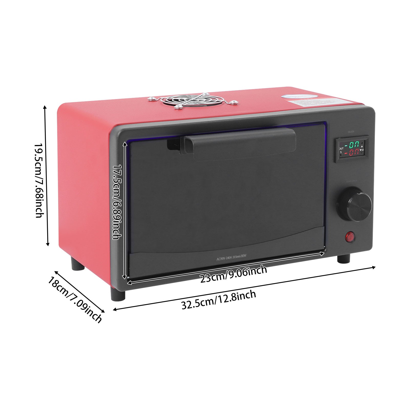 32.5*18*19.5cm Curing Resin Dryer UV Resin Curing Box, UV Curing Light Station