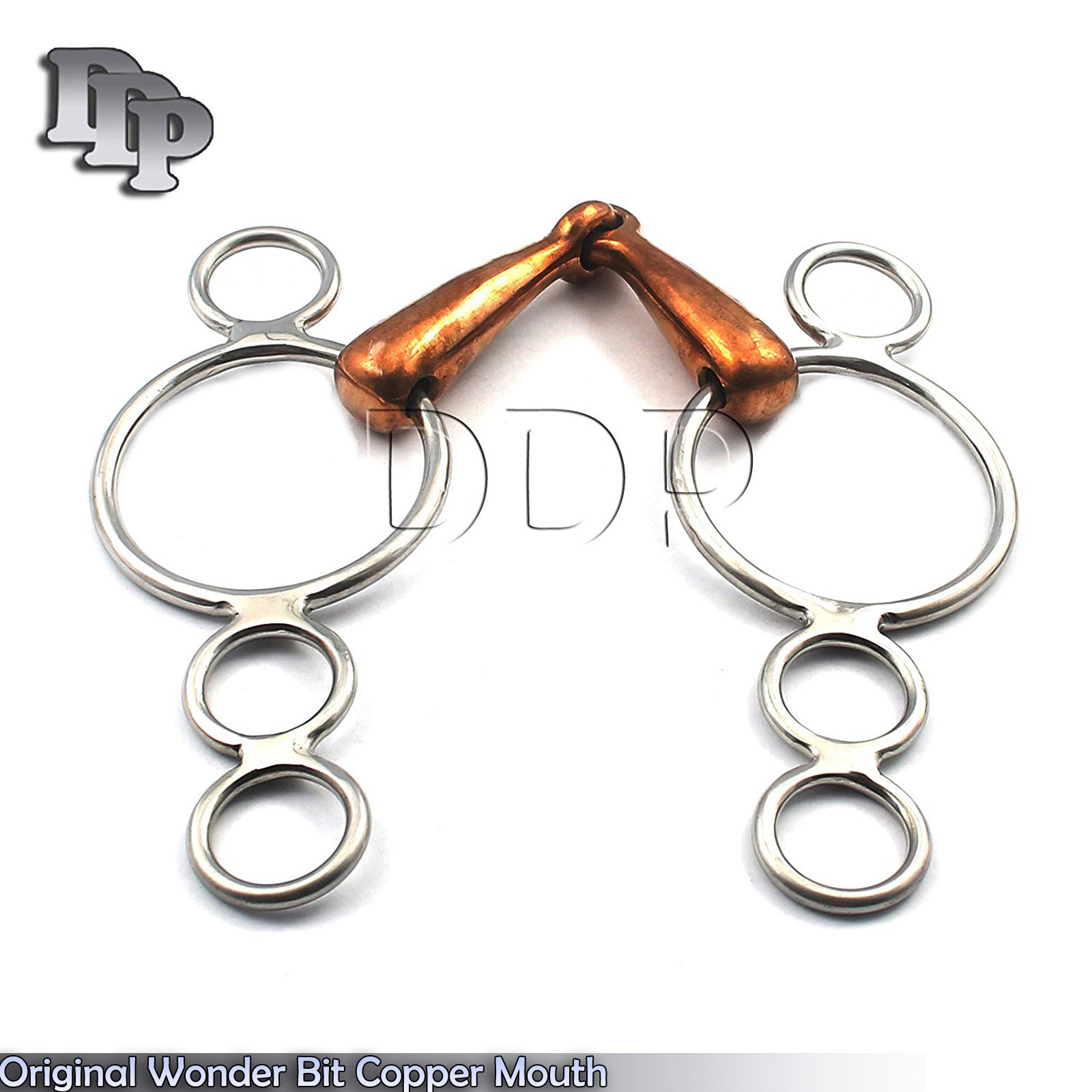 Original Wonder Bit Copper Mouth Stainless Two Piece Snaffle New BT-0031