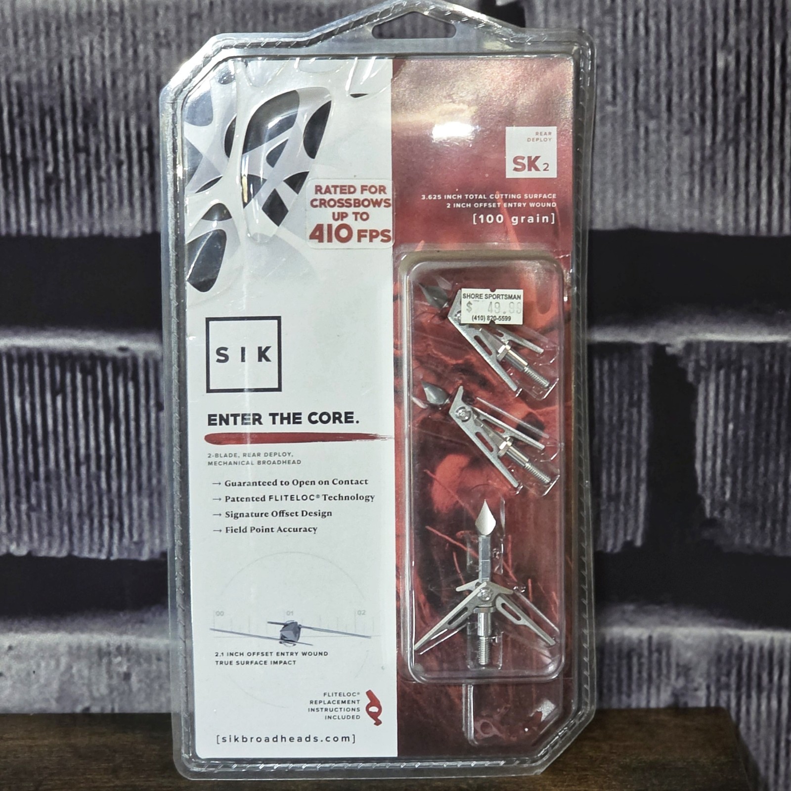 Sik SK2 3-Pack 100 Grain Mechanical Broadhead #ABH102SK2
