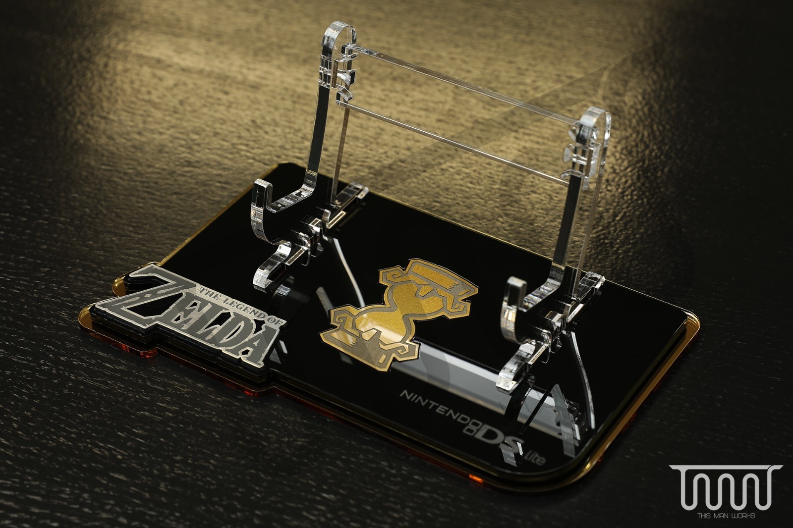 Acrylic Display Stand for Nintendo DS Lite Zelda Phantom Hourglass Edition