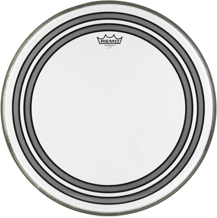Remo Powersonic Clear Bass Drumhead - 20 inch