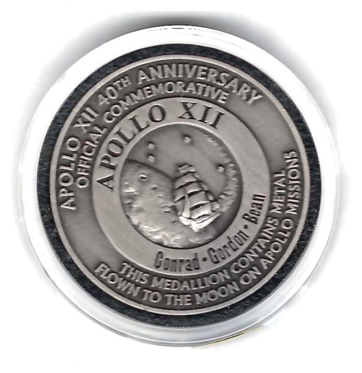 COIN  NASA APOLLO XII 40TH ANNIVERSARY          JP-11