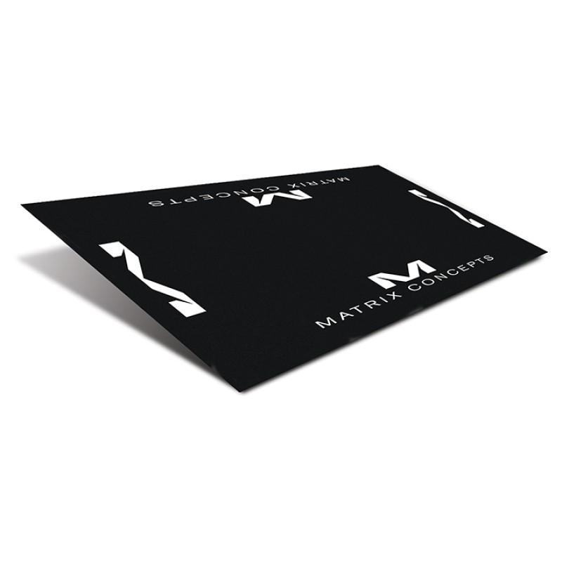 Matrix Concepts R1 Rubber 3MM Fits 3 Foot X 6 Foot Floor Mat - Black/White