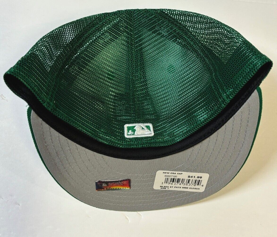 Cleveland Guardians New Era MLB 2022 St. Patrick's Day 59FIFTY Fitted Hat~Green
