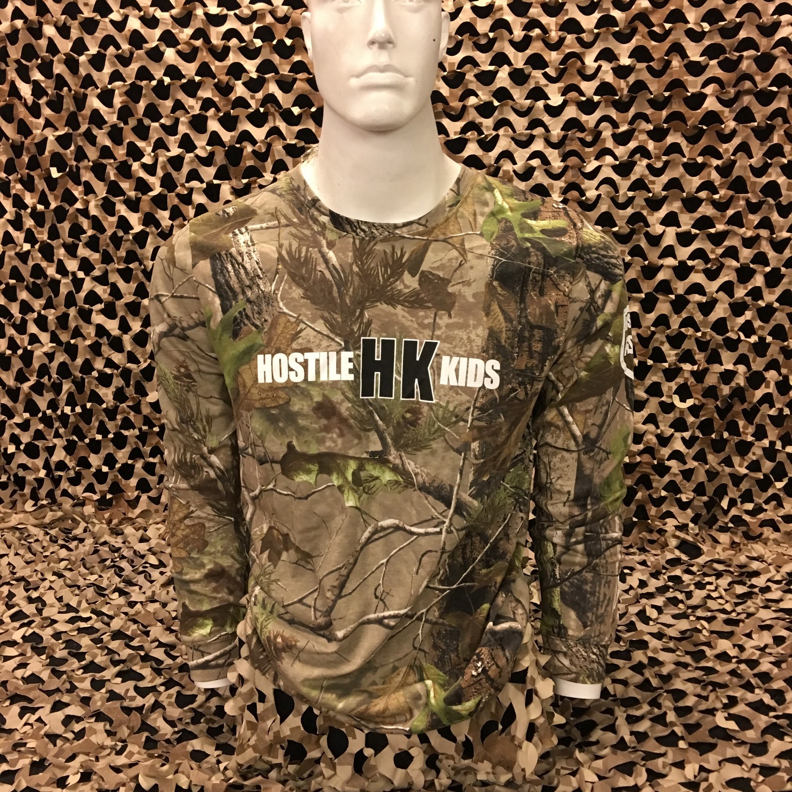 NEW HK Army Long Sleeve OG Paintball T-Shirt - RealTree/Black/White - Small
