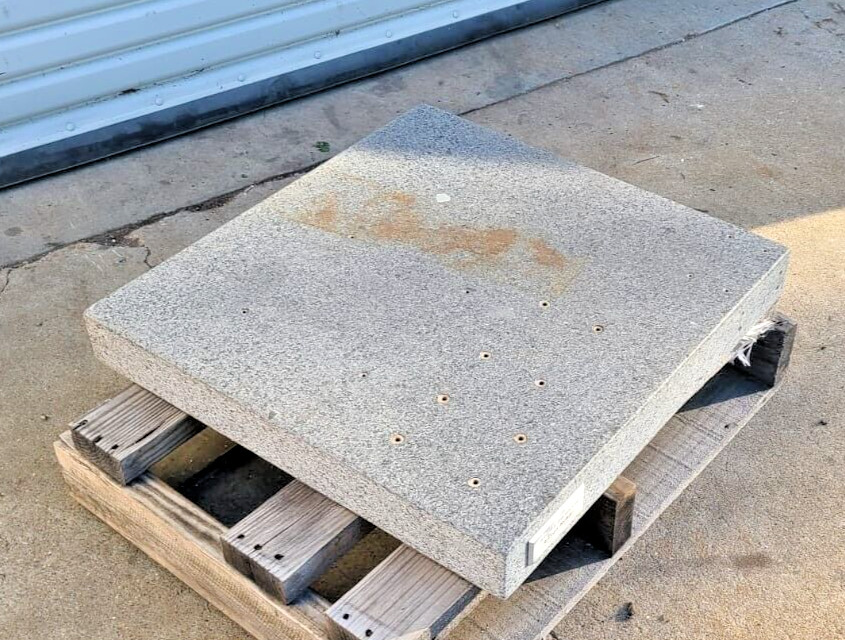 Granite Table Surface Inspection Plate 24 x 24 x 3