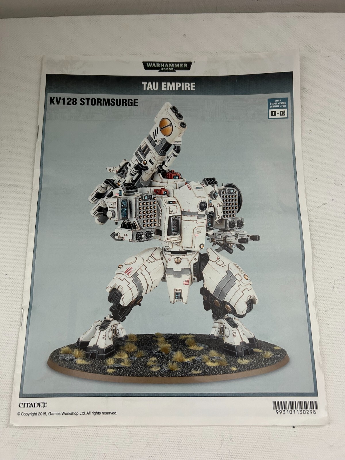 Warhammer 40k Tau KV128 Stormsurge Instruction Manual Only Replacement