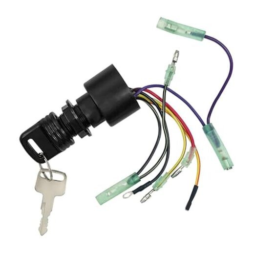 Boat Ignition Switch with Keys Compatible with Mercury 87-17009A2 87-17009A5