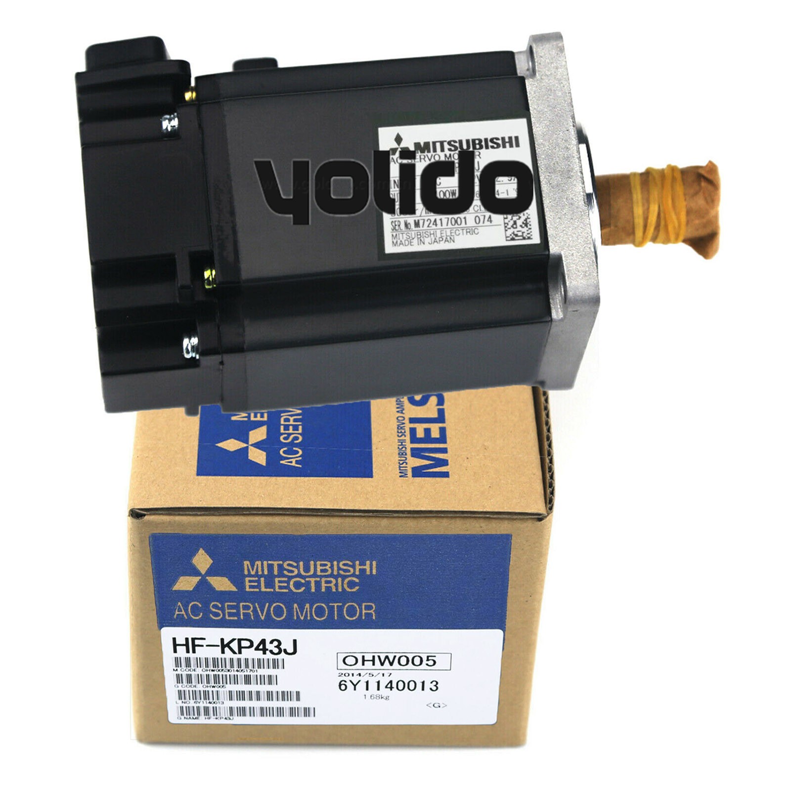 New In Box MITSUBISHI HF-KP43J Servo Motor Free shipping us free tax
