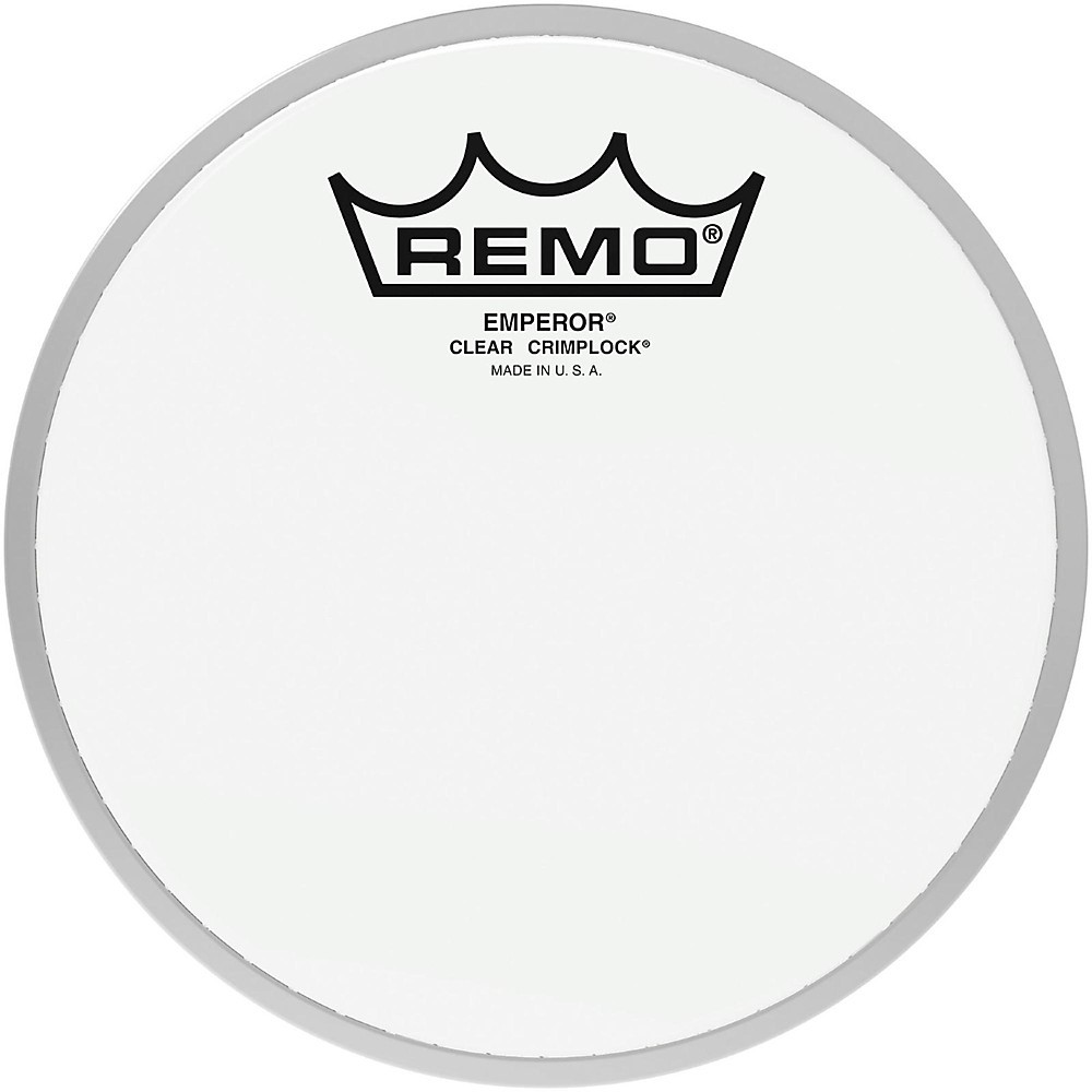 Remo Emperor Clear Crimplock Tenor Drumhead 6 in.