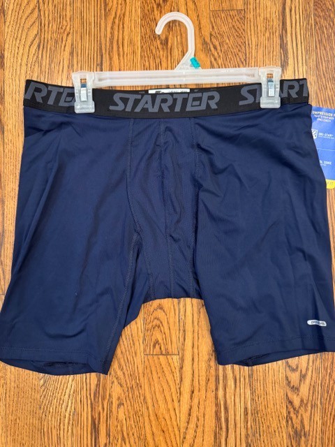 Starter Navy Blue Dri-Star Compression Boxer Briefs Mens Size XL New