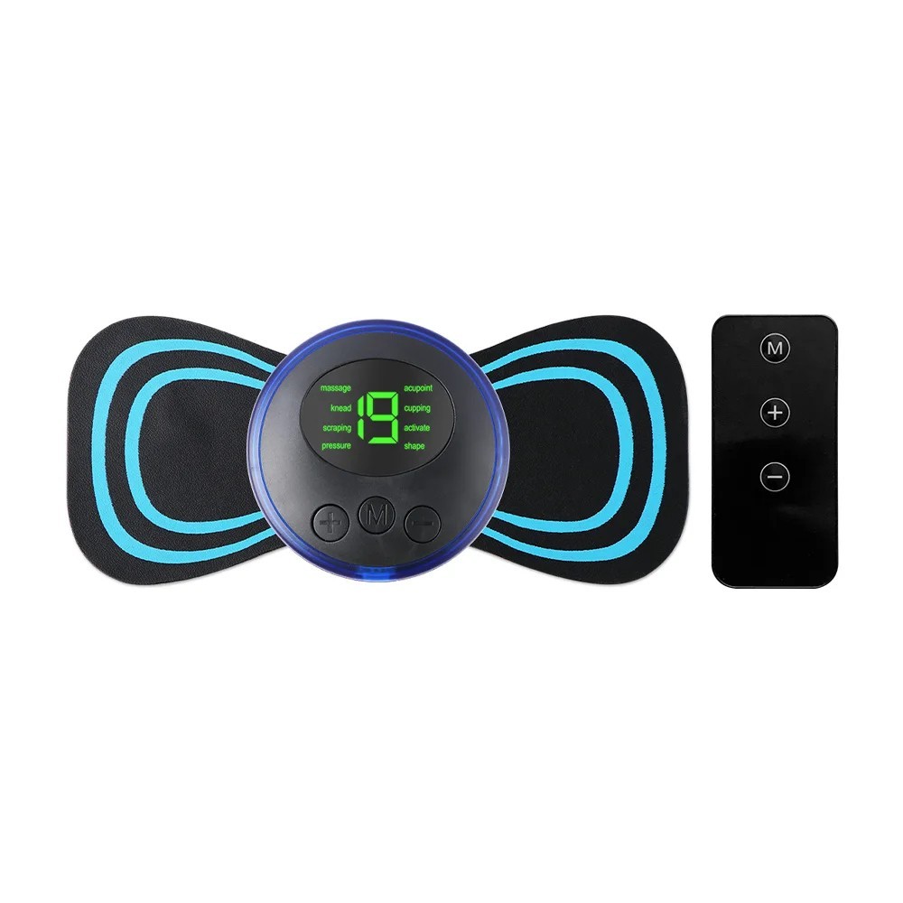 Mini Portable EMS Neck Massager Electric Cervical Pain Relief Massage Patch